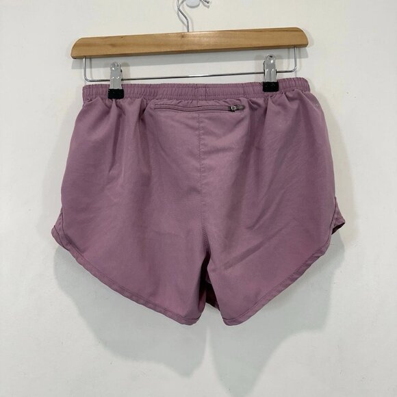 Nike Running Short Women Medium Lilac Elastic Waist Drawcord Lined Dri-Fit - Picture 2 of 6